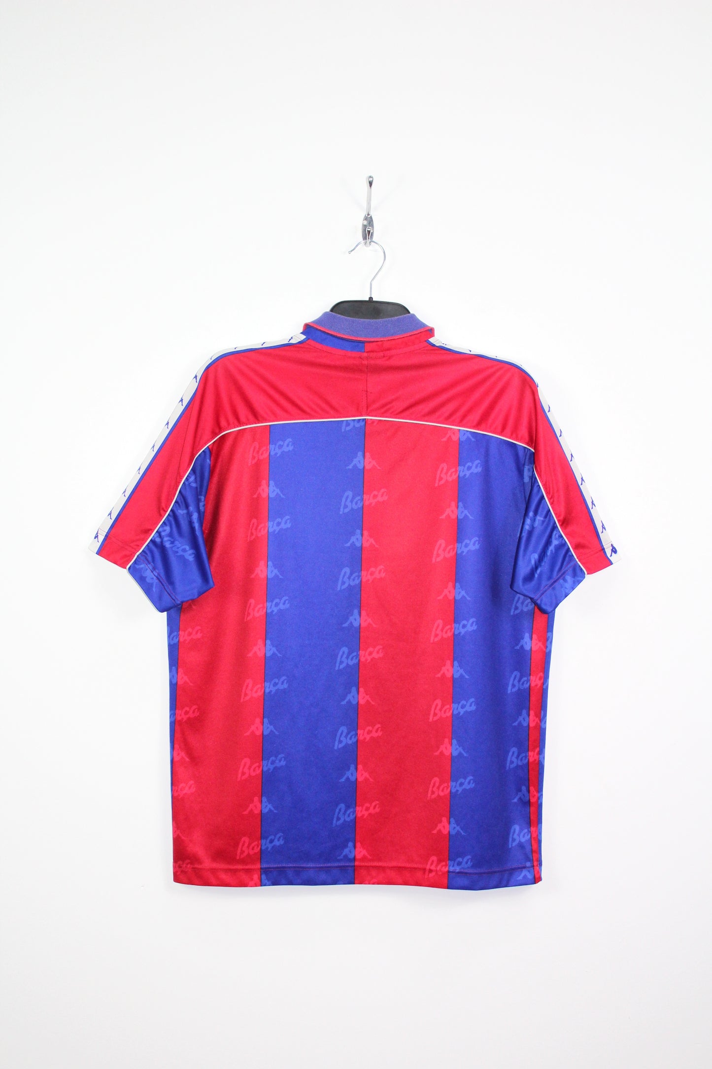 BARCELONA 1992-95 KAPPA VINTAGE HOME FOOTBALL SHIRT LARGE