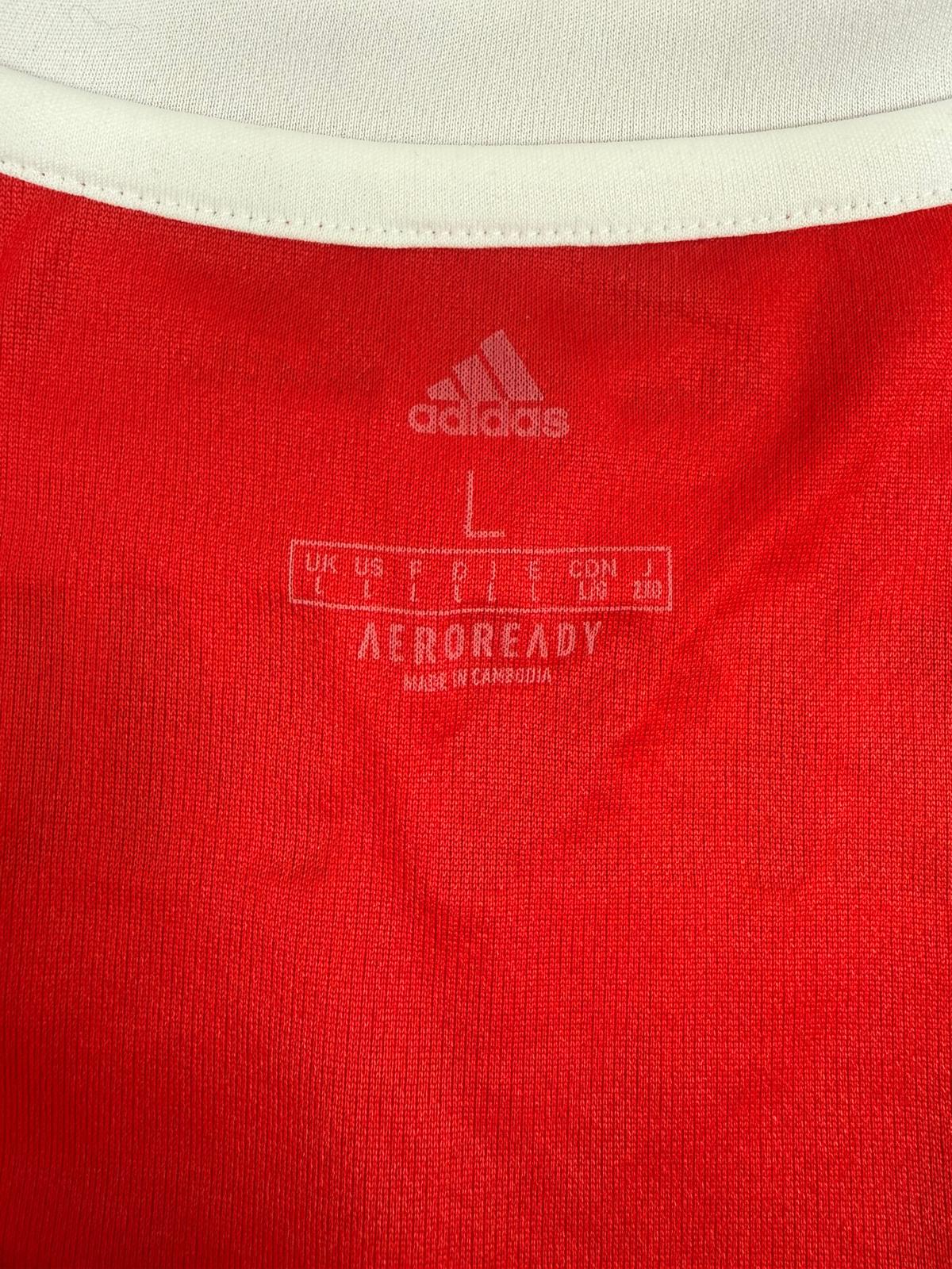 Bayern Munich 2020-21 ADIDAS "CHAMPIONS" CHAMPIONS LEAGUE FINAL HOME FOOTBALL SHIRT LARGE