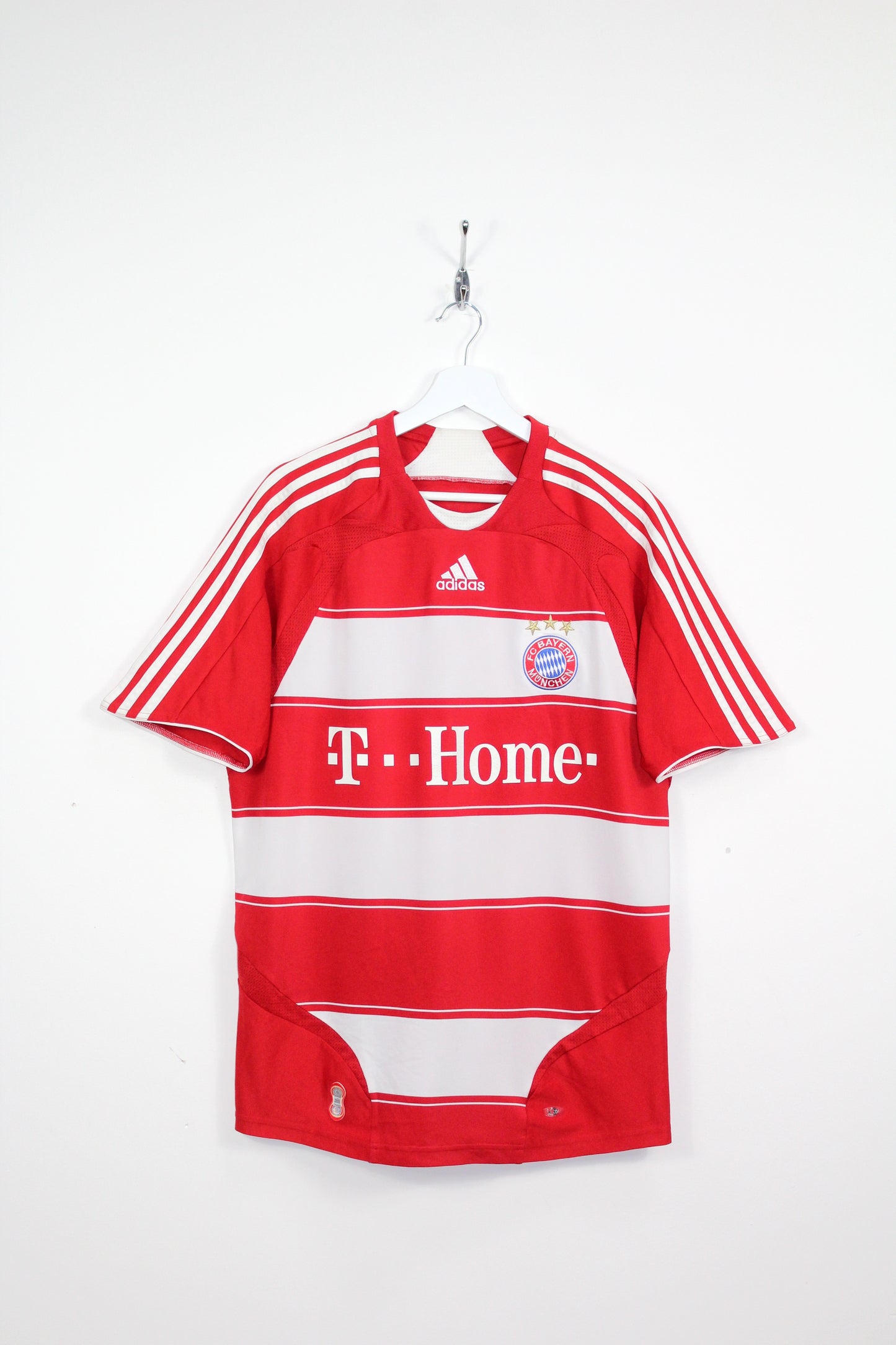 BAYERN MUNICH 2007-08 ADIDAS HOME FOOTBALL SHIRT LARGE