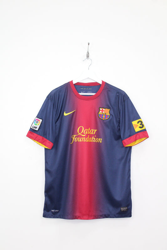 BARCELONA 2012-13 NIKE HOME FOOTBALL SHIRT LARGE