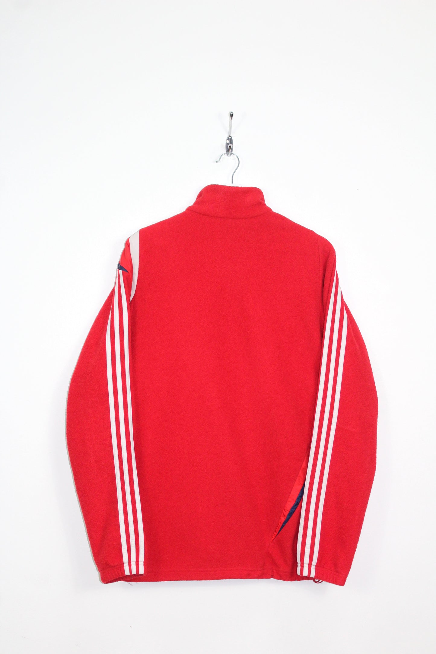 ADIDAS BAYERN MUNICH 2009-10 1/4 ZIP FLEECE SWEATSHIRT MEDIUM