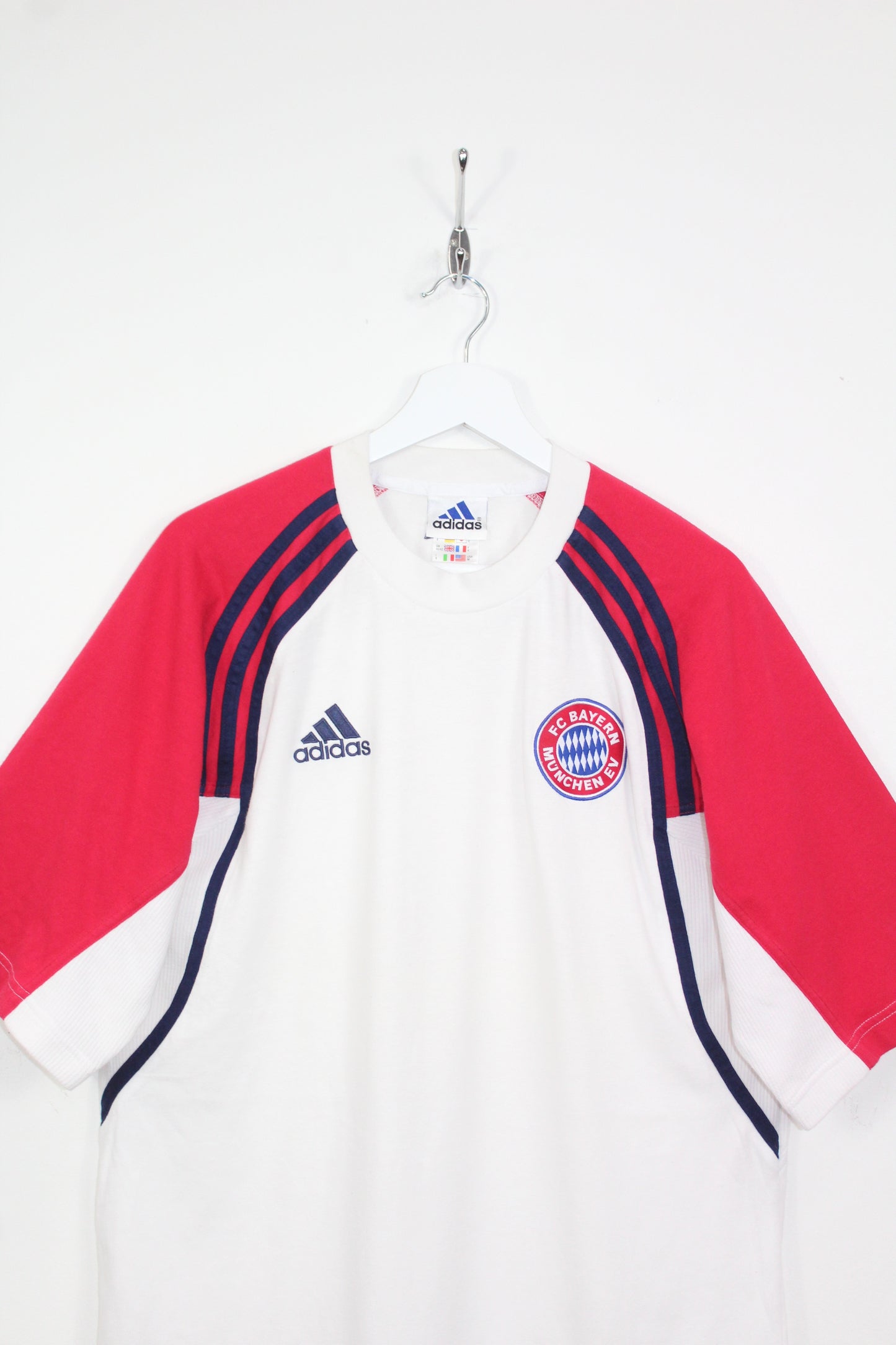 ADIDAS VINTAGE BAYERN MUNICH 2000-01 TRAINING FOOTBALL SHIRT D6 LARGE