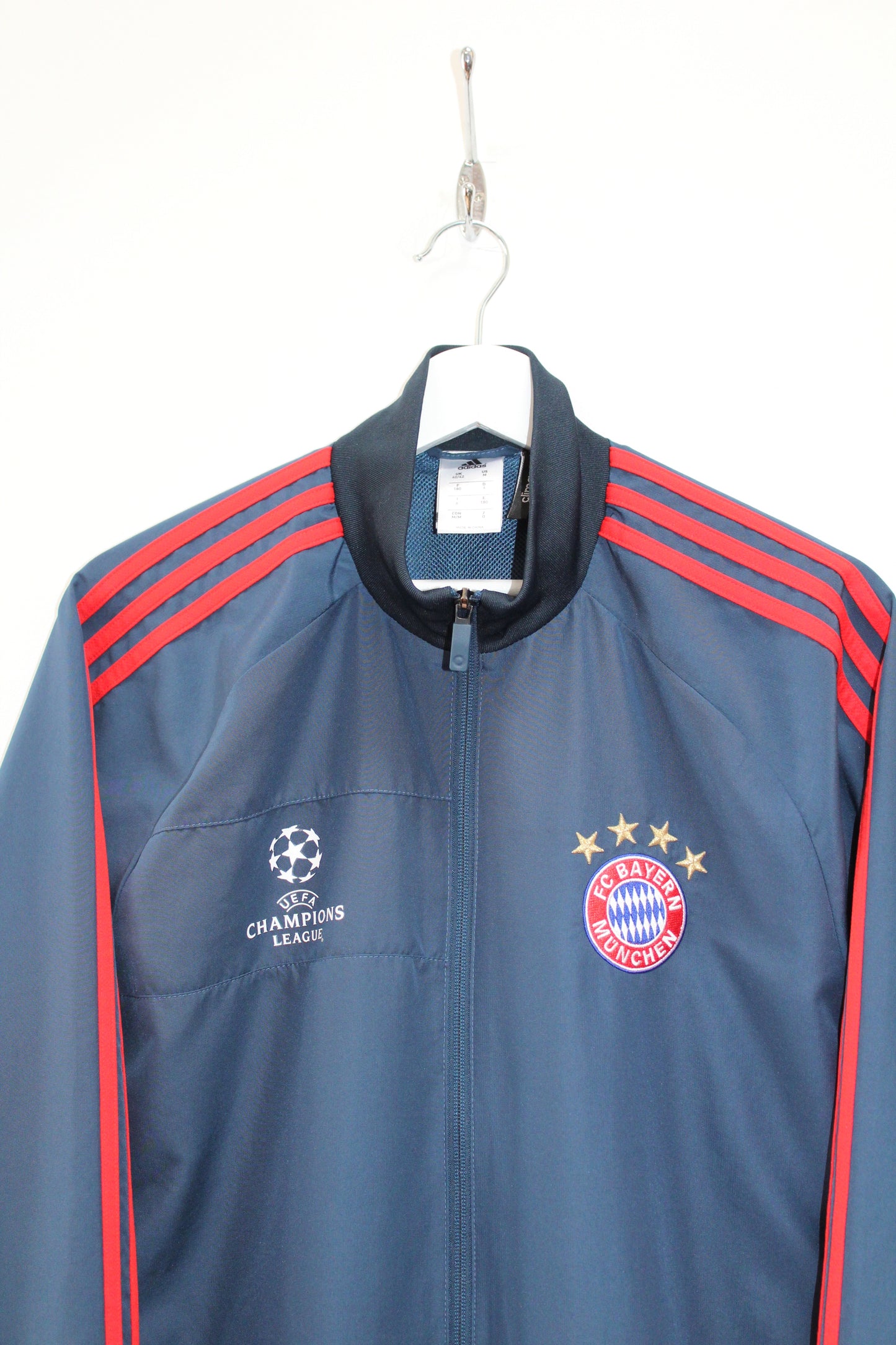 ADIDAS BAYERN MUNICH 2013-14 CHAMPIONS LEAGUE TRACKSUIT TOP JACKET LARGE