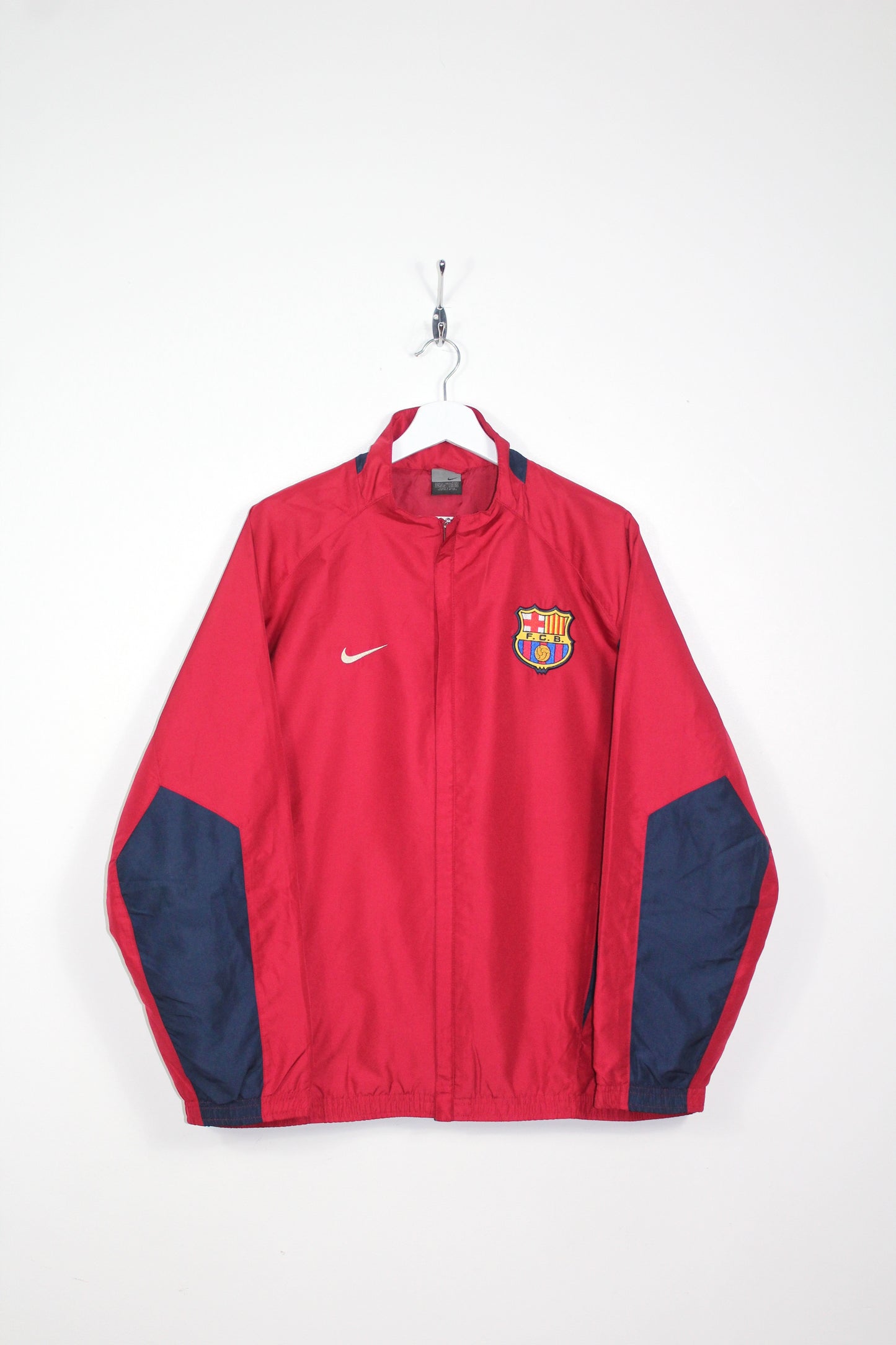 NIKE VINTAGE BARCELONA 2002-03 TRACKSUIT TOP JACKET MEDIUM