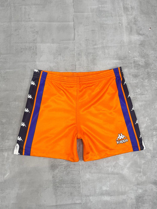 VINTAGE BARCELONA 1997-99 AWAY FOOTBALL SHORTS XL
