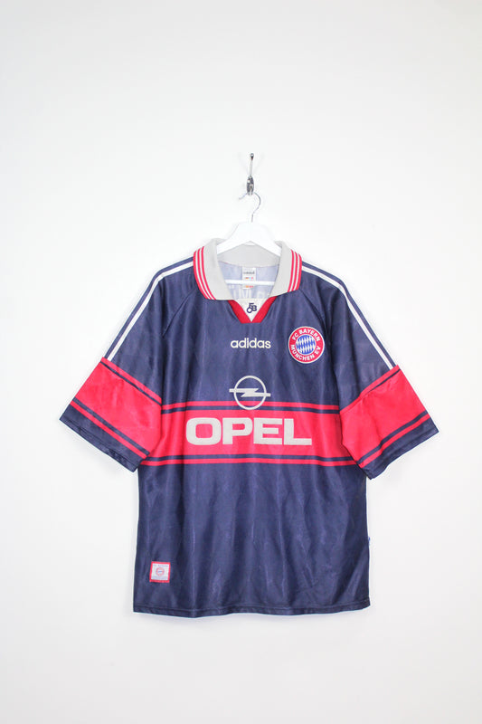 BAYERN MUNICH 1997-99 VINTAGE ADIDAS HOME FOOTBALL SHIRT XL