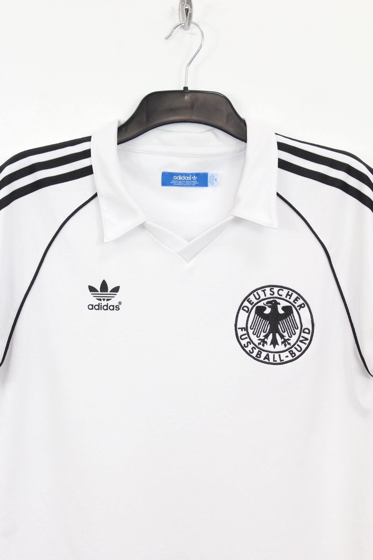 ADIDAS ORIGINALS GERMANY WORLD CUP 1978 BECKENBAUER #5 HOME FOOTBALL SHIRT MEDIUM