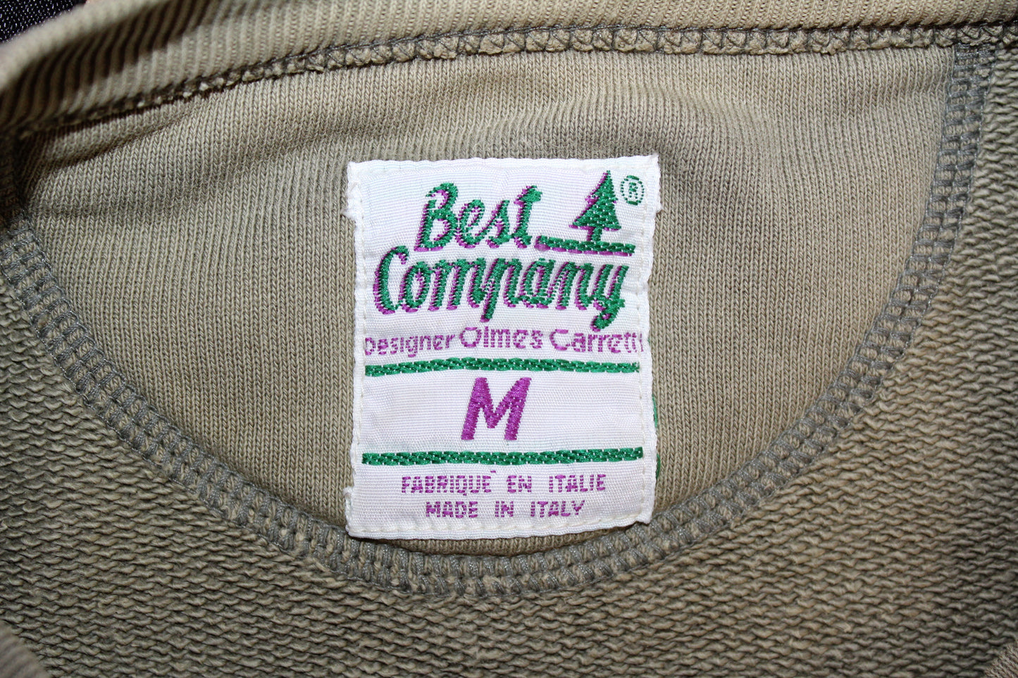 BEST COMPANY 80'S VINTAGE SHORT SLEEVES SWEATSHIRT MEDIUM