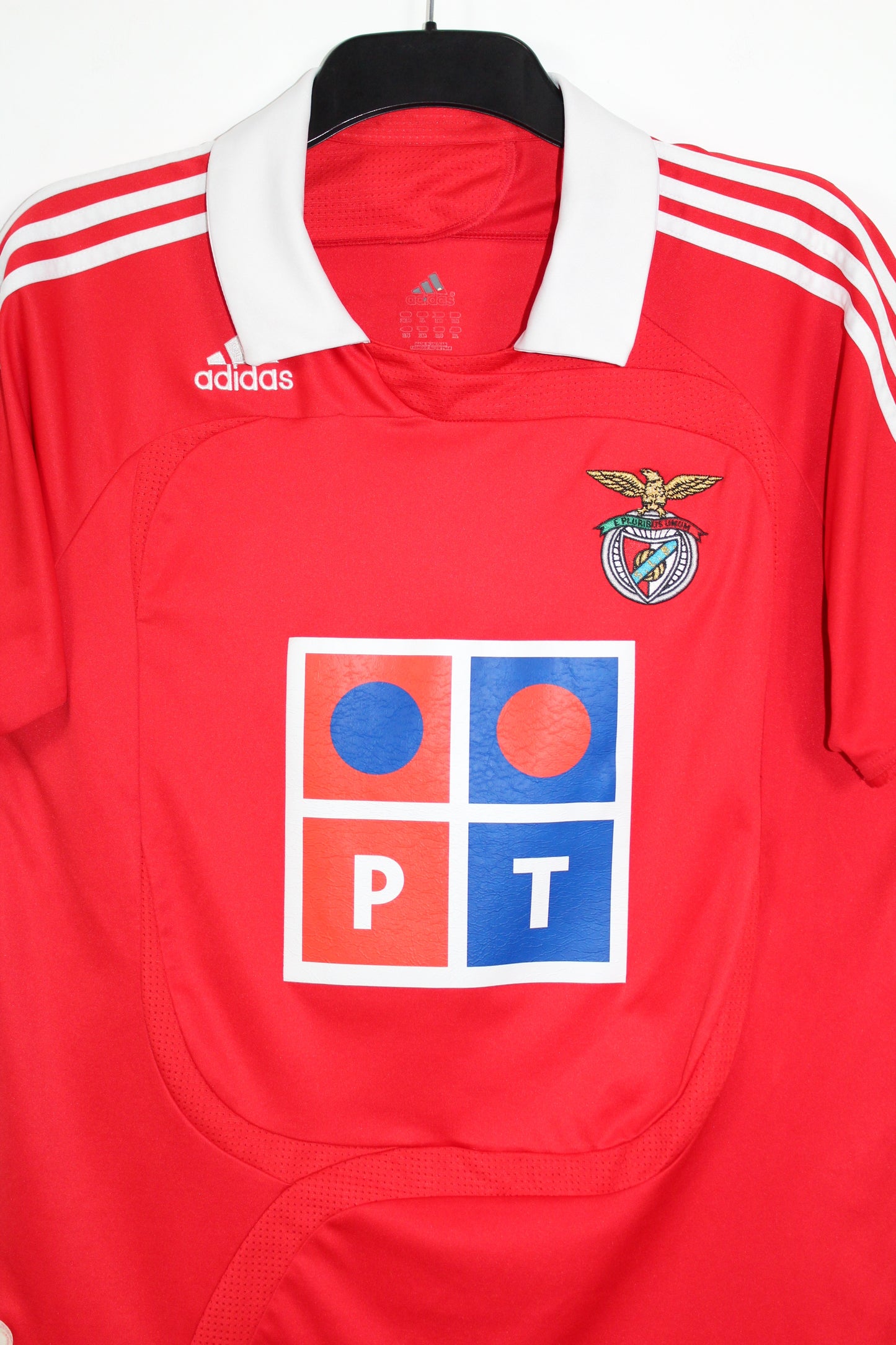 BENFICA 2007-2008 ADIDAS HOME FOOTBALL SHIRT SMALL