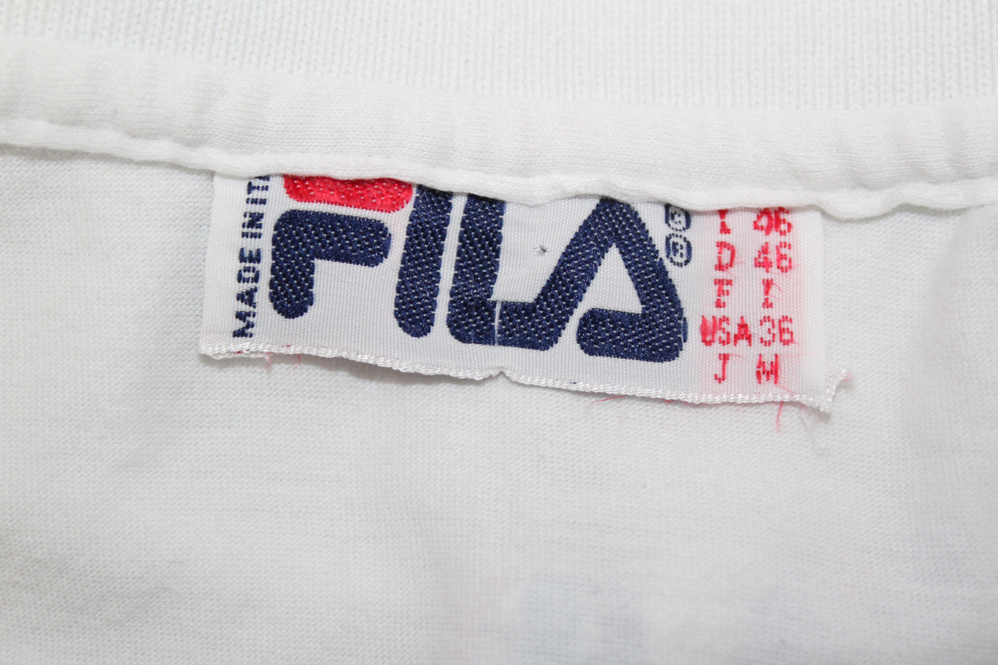 FILA BORIS BECKER 90'S VINTAGE TENNIS POLO SHIRT MEDIUM