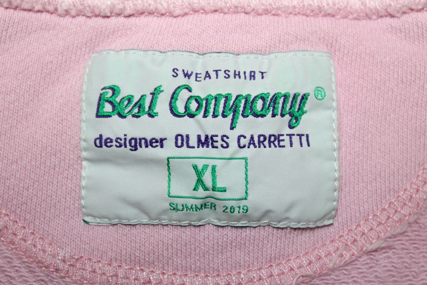 BEST COMPANY SPELL OUT HOODIE SWEATSHIRT XL