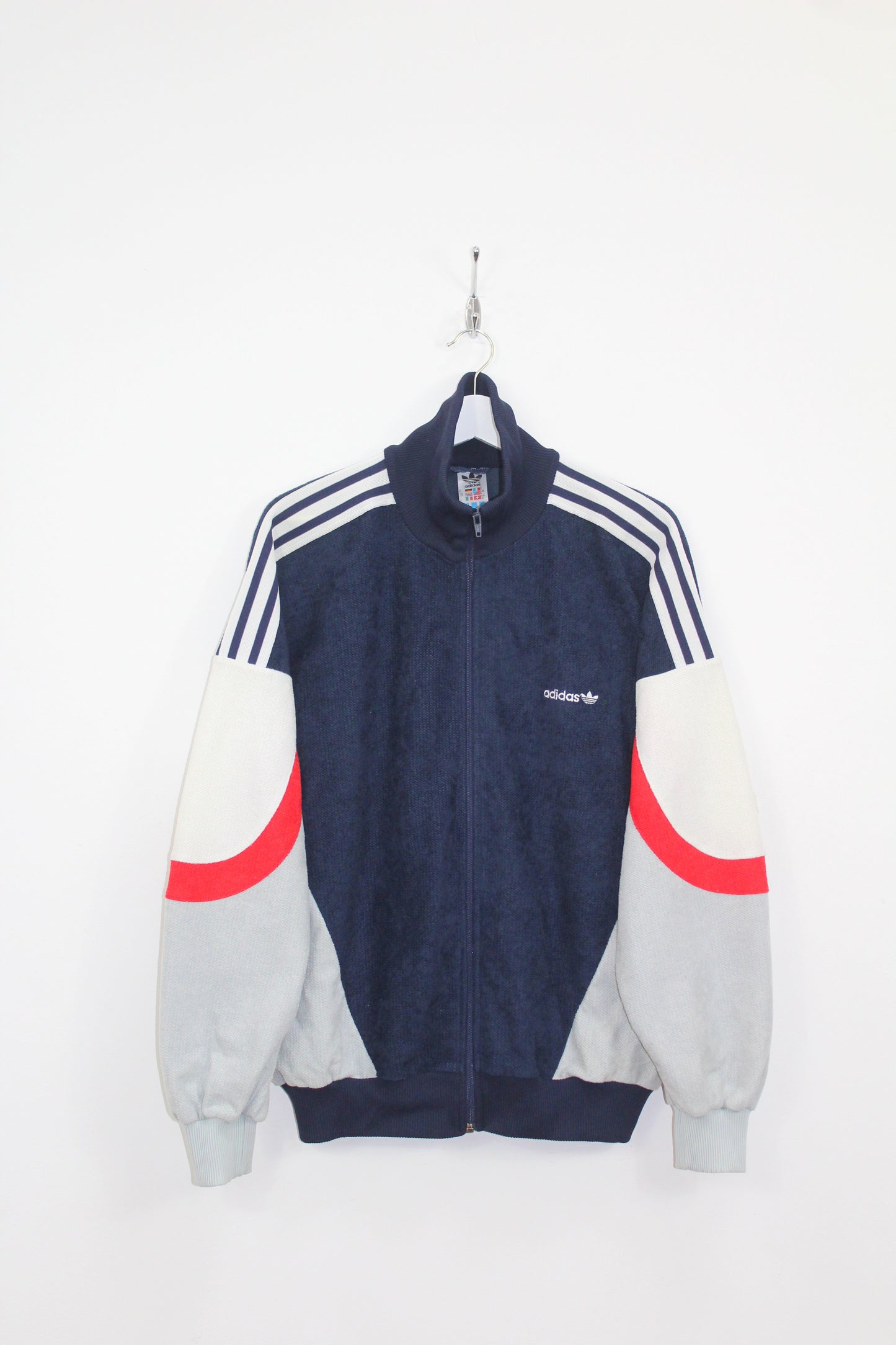 ADIDAS BECKENBAUER SPO 80'S VINTAGE TRACKSUIT TOP JACKET LARGE