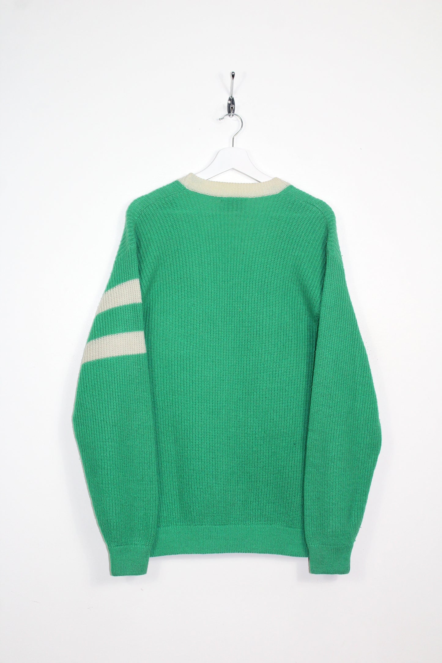 BENETTON 90'S VINTAGE KNIT WOOL CARDIGAN LARGE