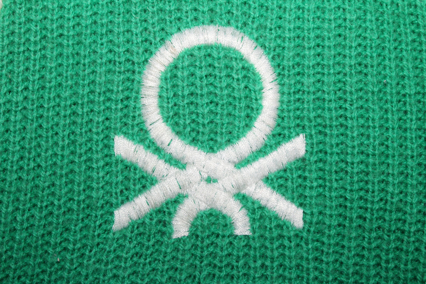 BENETTON 90'S VINTAGE KNIT WOOL CARDIGAN LARGE