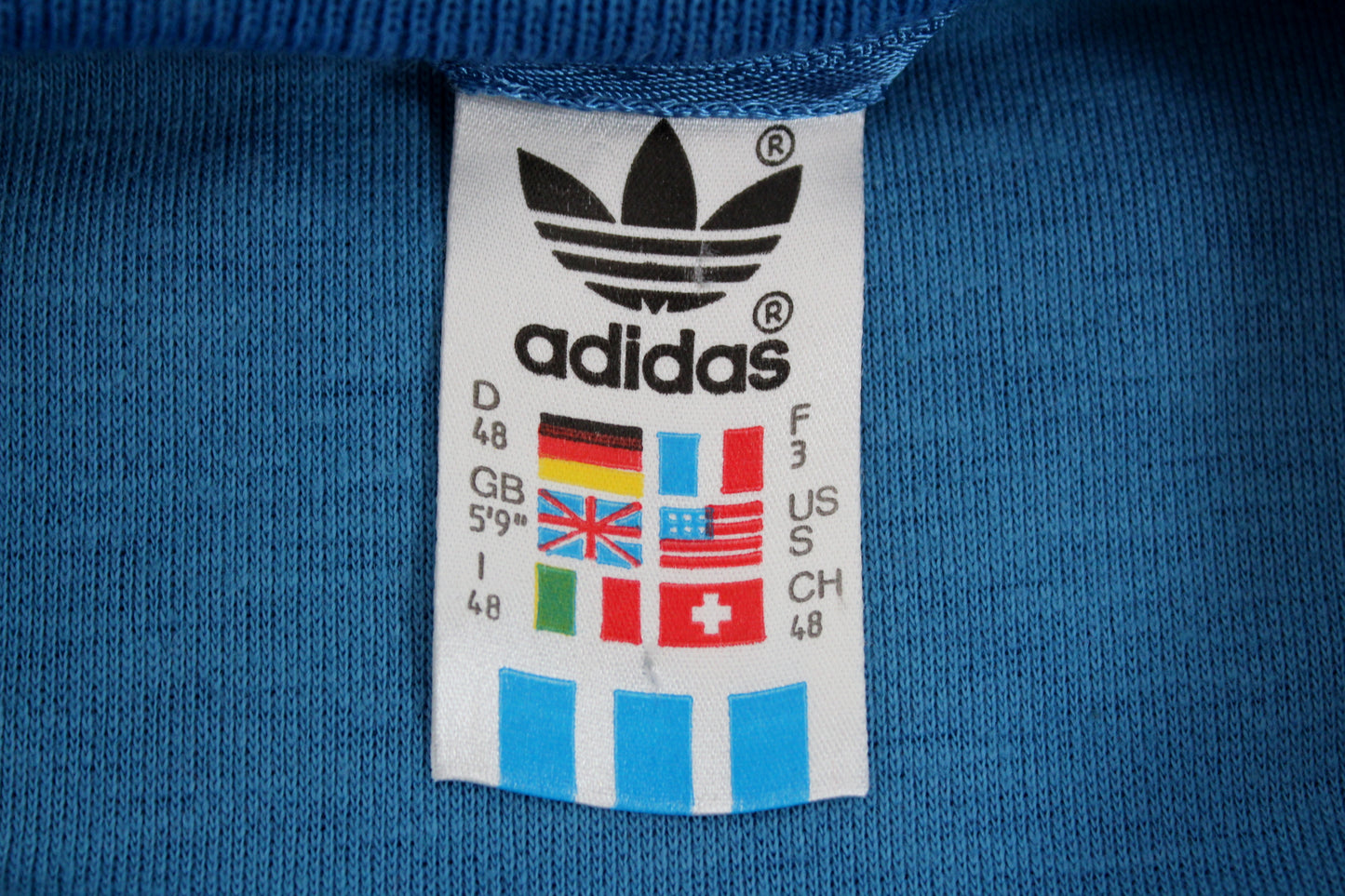 ADIDAS FIRST BECKENBAUER 80'S VINTAGE TRACKSUIT TOP JACKET MEDIUM