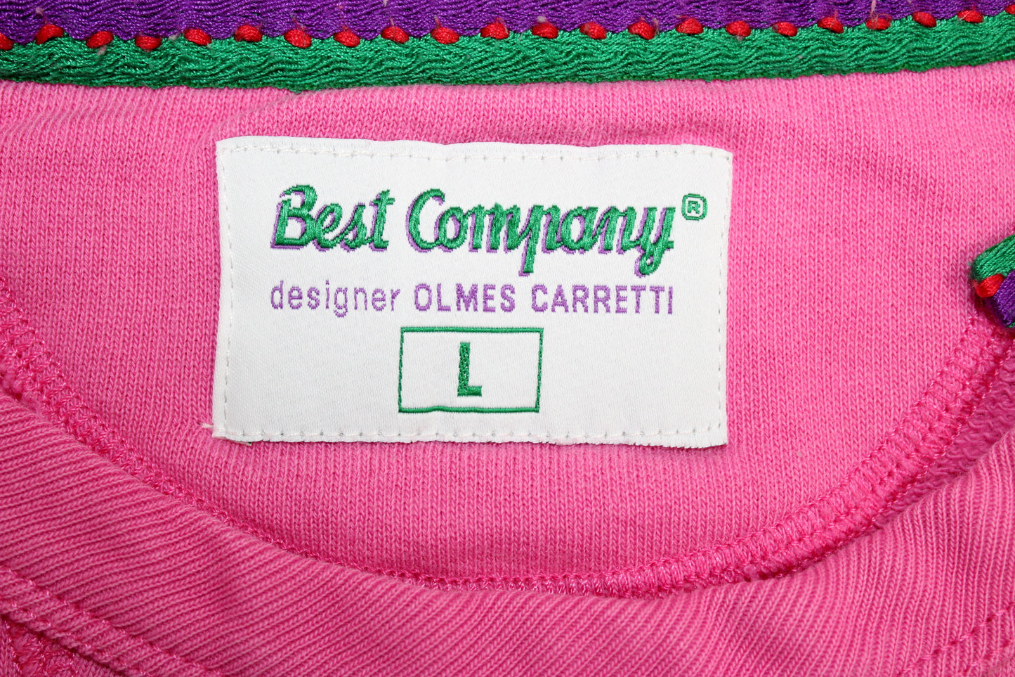 BEST COMPANY VINTAGE SPELL OUT SWEATSHIRT LARGE