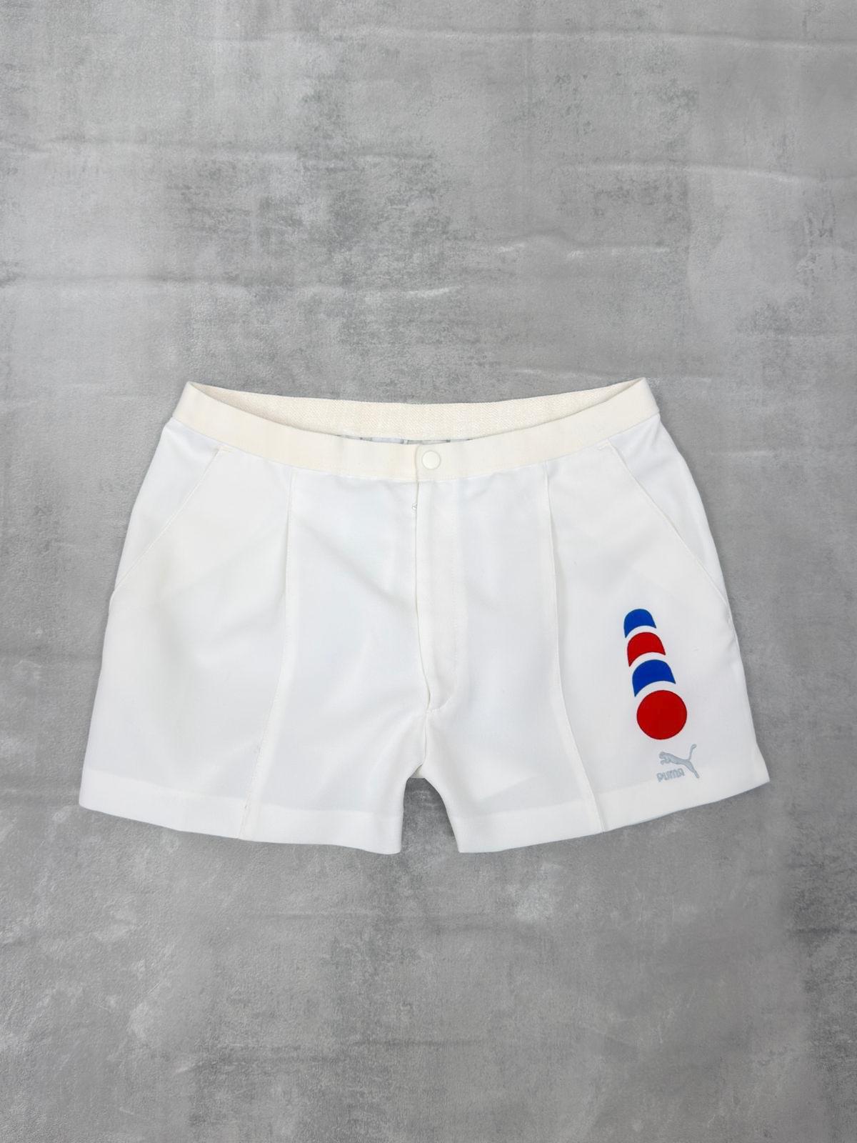 PUMA VINTAGE BORIS BECKER WIMBLEDON 1987 TENNIS SHORTS MEDIUM