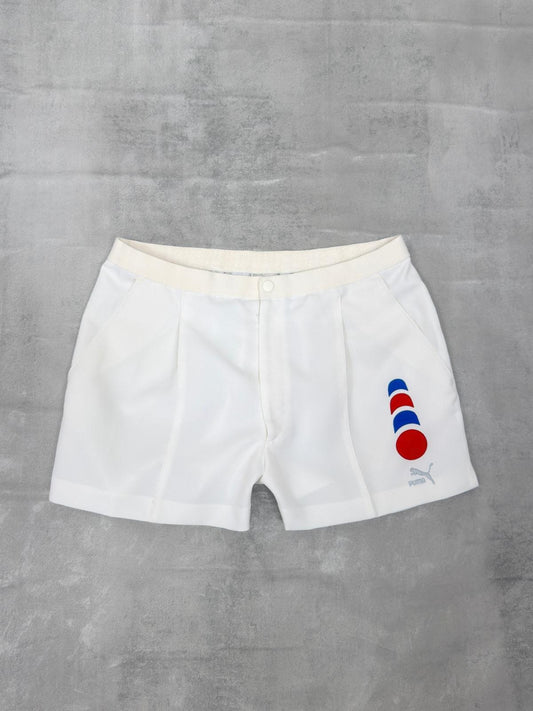 PUMA VINTAGE BORIS BECKER WIMBLEDON 1987 TENNIS SHORTS MEDIUM