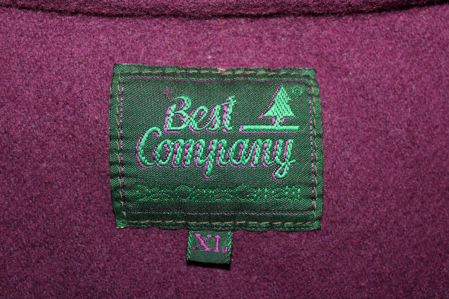 BEST COMPANY 90'S VINTAGE WOOL BUTTON UP LONG SLEEVE SHIRT