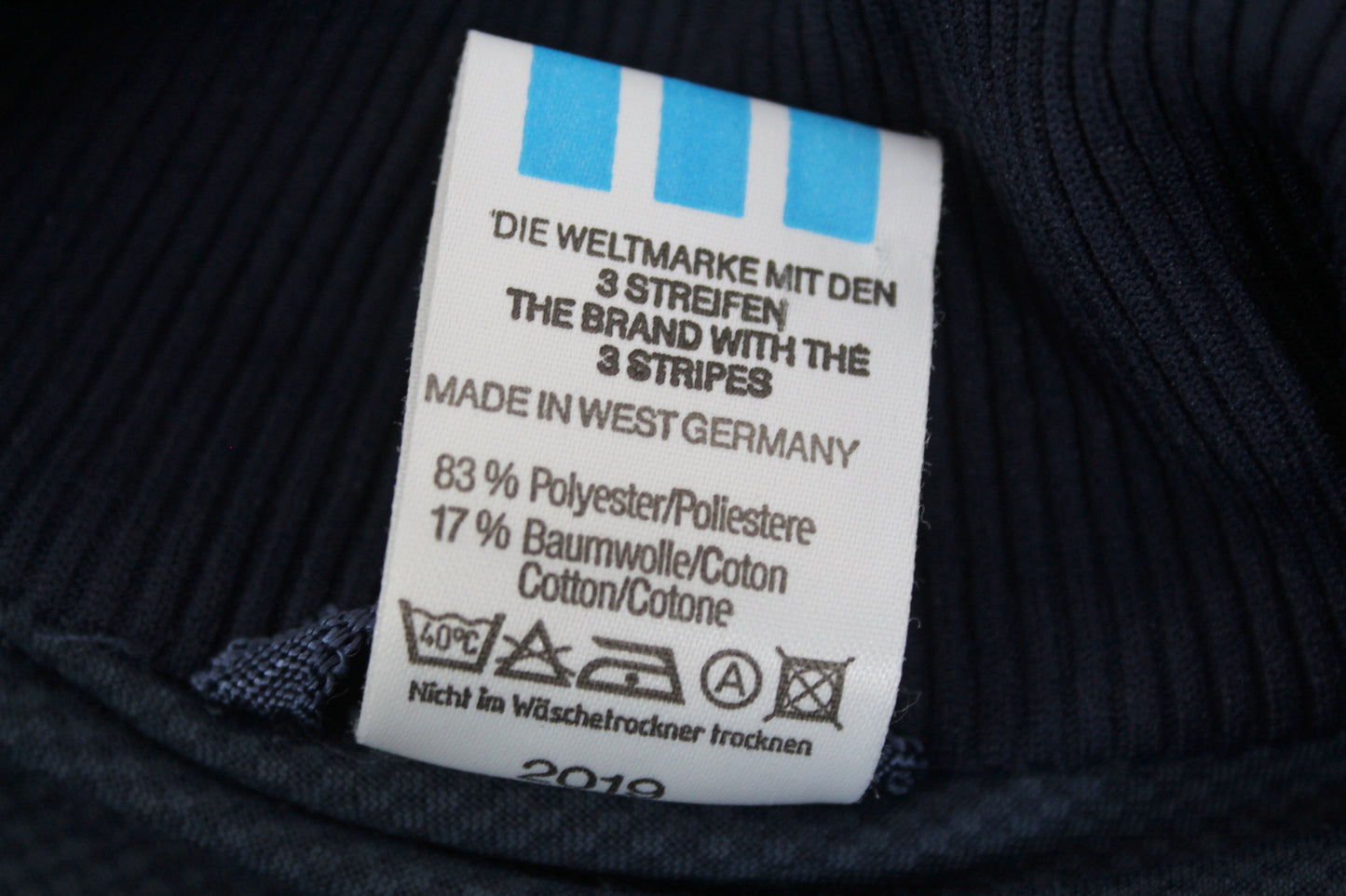 ADIDAS BECKENBAUER SPO 80'S VINTAGE TRACKSUIT TOP JACKET LARGE
