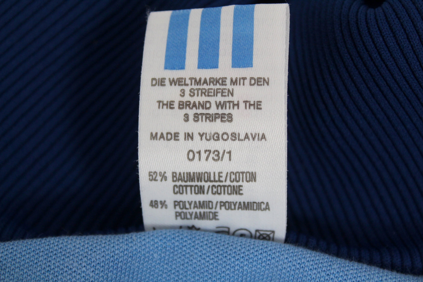ADIDAS 80'S VINTAGE FIRST BECKENBAUER TRACKSUIT TOP JACKET D9 LARGE