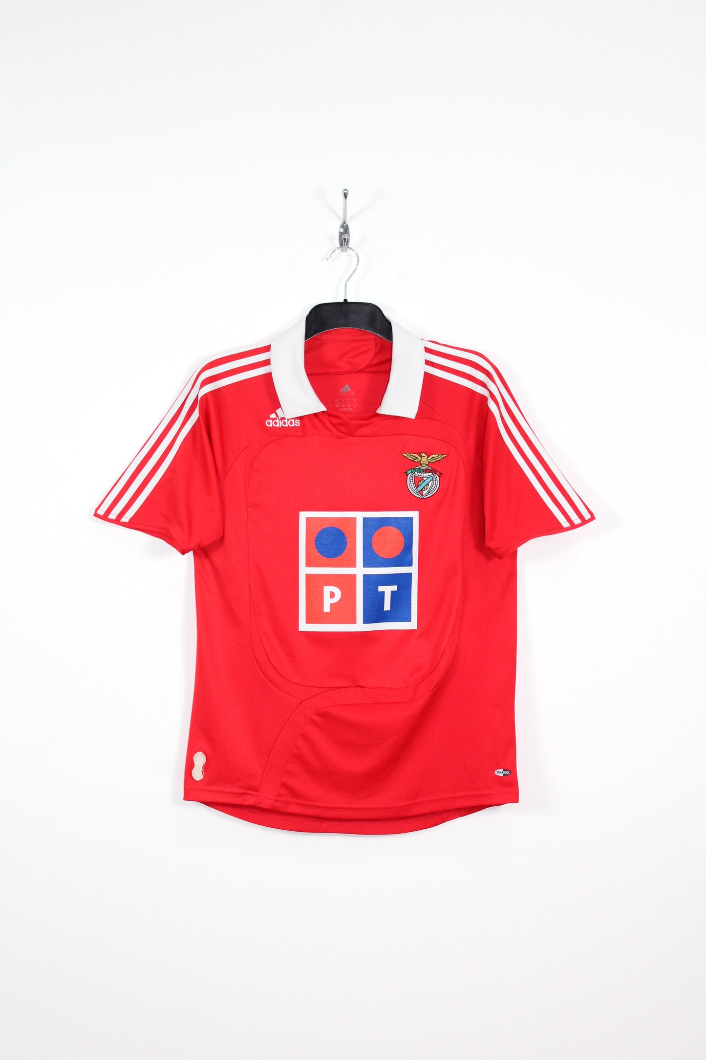 BENFICA 2007-2008 ADIDAS HOME FOOTBALL SHIRT SMALL