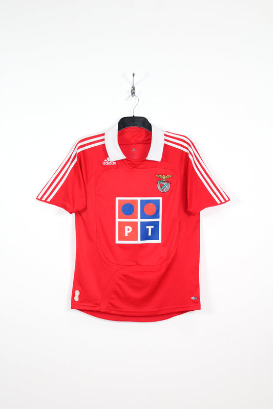 BENFICA 2007-2008 ADIDAS HOME FOOTBALL SHIRT SMALL