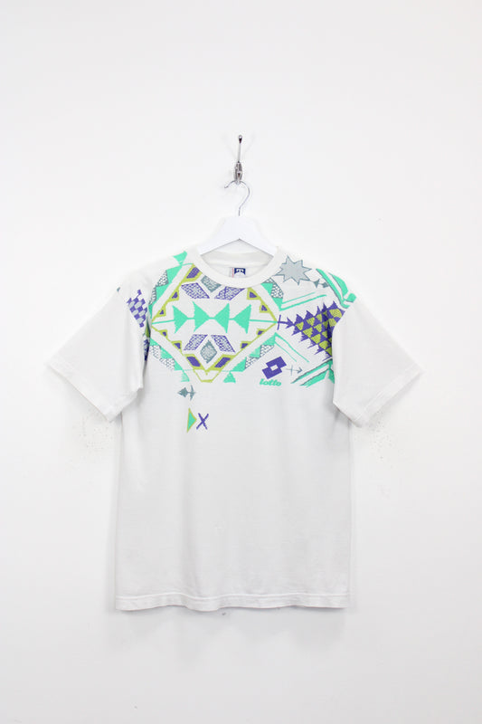 LOTTO BORIS BECKER 90'S VINTAGE FRENCH OPEN 1993 TENNIS T-SHIRT MEDIUM
