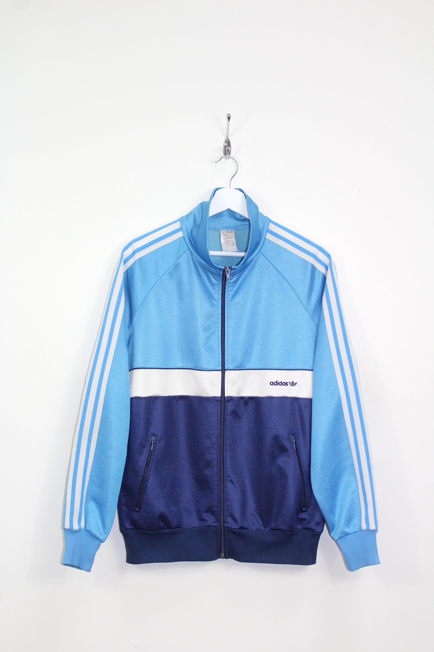 ADIDAS 80'S VINTAGE BECKENBAUER TRACKSUIT TOP JACKET D6 MEDIUM