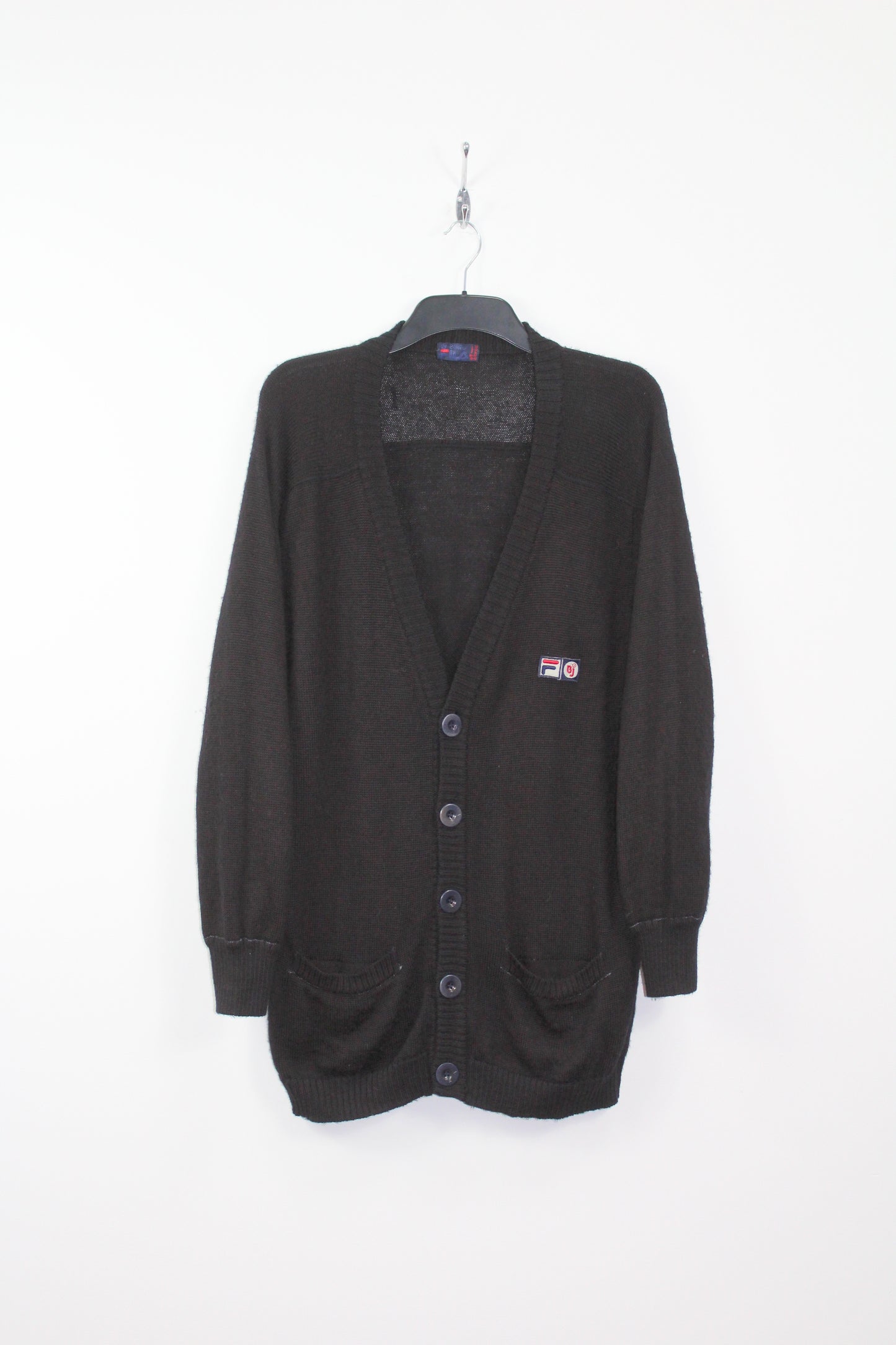 FILA OG 80'S VINTAGE BJORN BORG SETTANTA TENNIS WOOL CARDIGAN MEDIUM