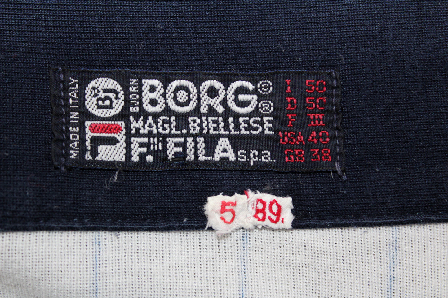 FILA OG 1979 VINTAGE BJORN BORG SETTANTA TENNIS POLO SHIRT MEDIUM