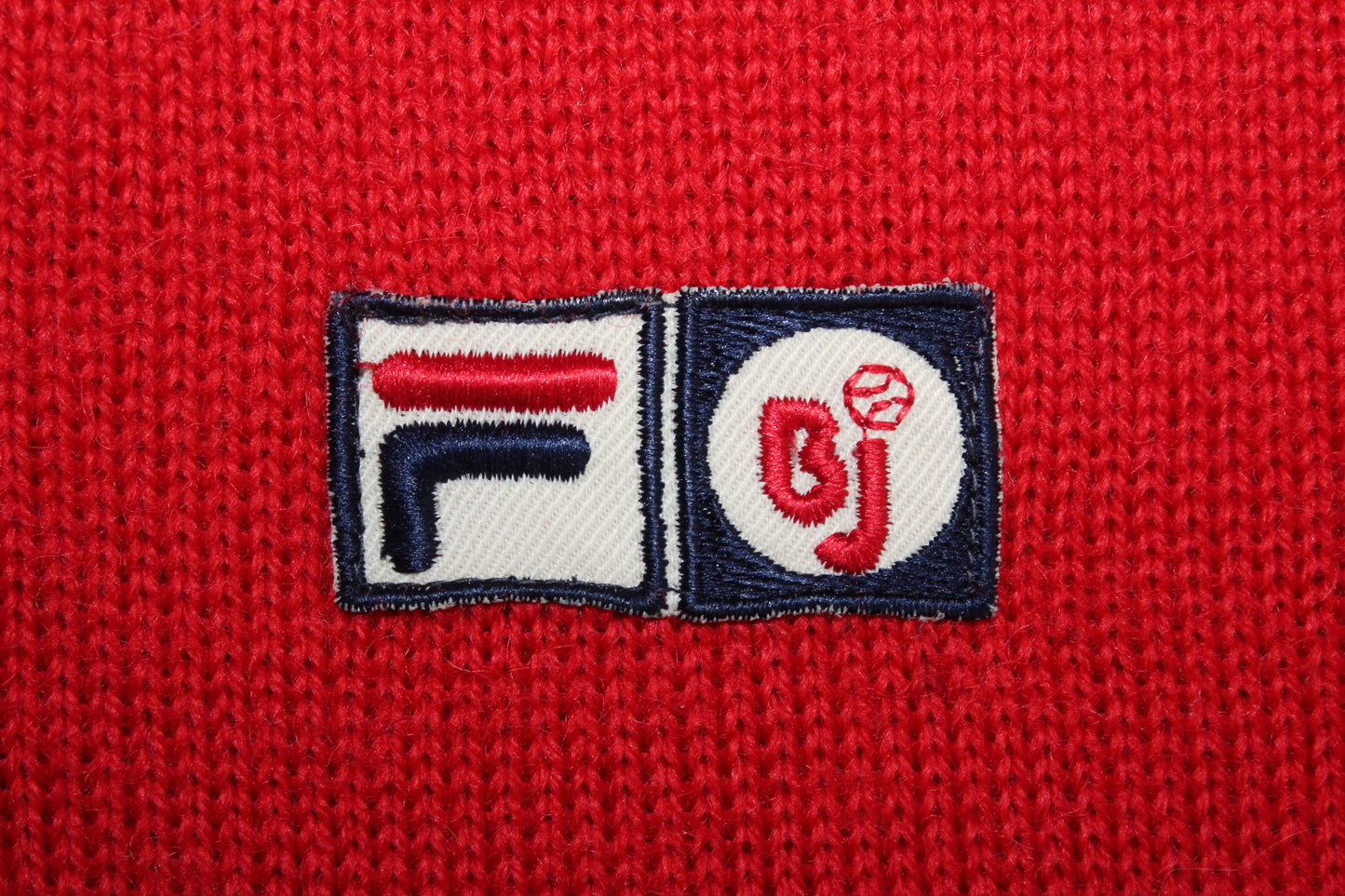FILA OG 1980 VINTAGE BJORN BORG MK2 SETTANTA TENNIS WOOL JUMPER LARGE