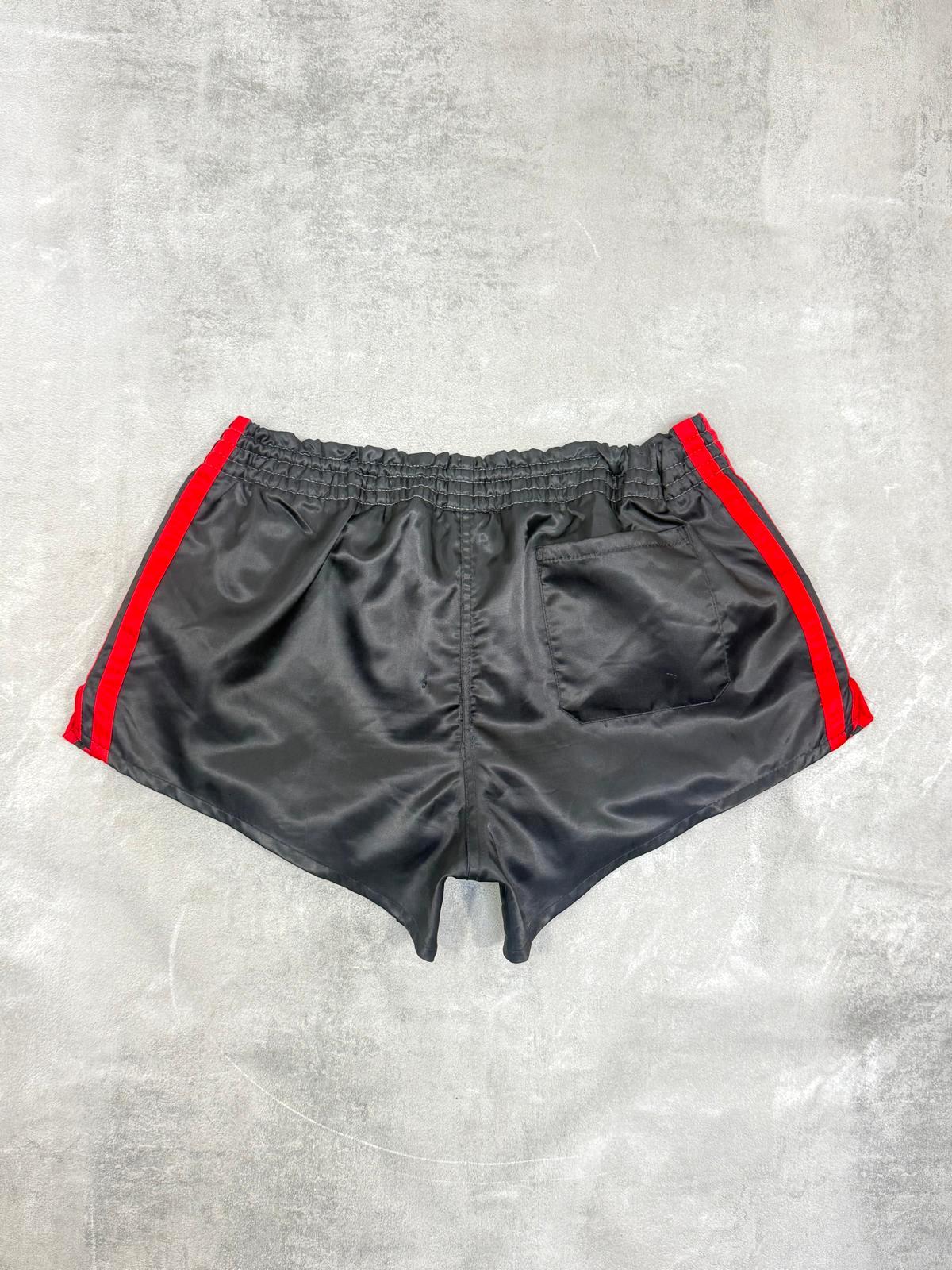 ADIDAS 80'S VINTAGE SHINY RUNNING SPRINTER NYLON SHORTS D4 SMALL