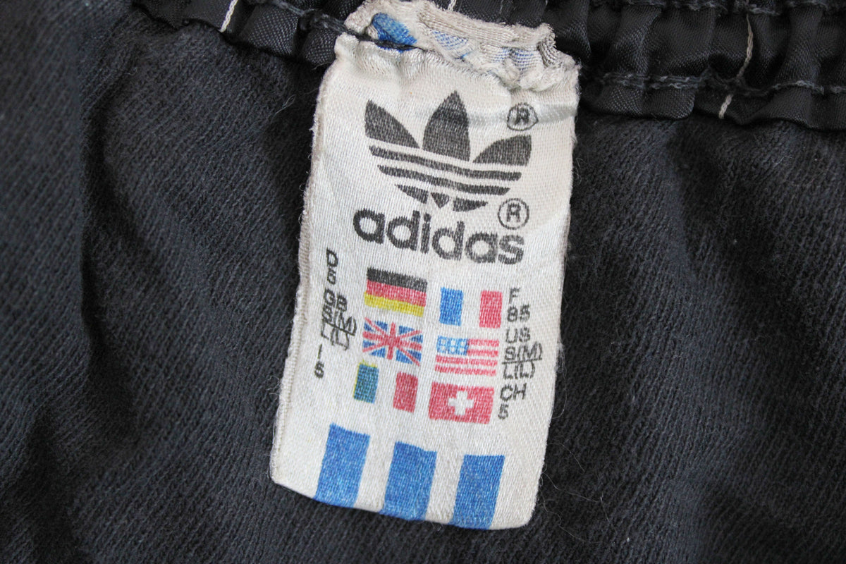 ADIDAS FIRST 80'S VINTAGE SHINY RUNNING SPRINTER NYLON SHORTS D5 MEDIUM
