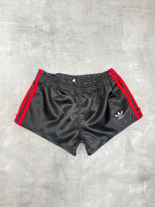 ADIDAS 80'S VINTAGE SHINY RUNNING SPRINTER NYLON SHORTS D4 SMALL