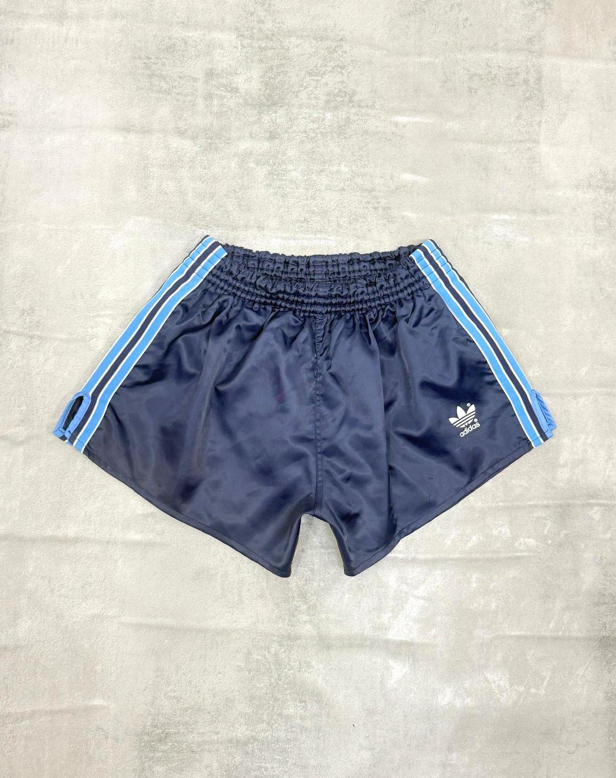 ADIDAS FIRST 80'S VINTAGE SHINY RUNNING SPRINTER NYLON SHORTS D5 MEDIUM