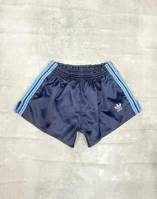 ADIDAS FIRST 80'S VINTAGE SHINY RUNNING SPRINTER NYLON SHORTS D5 MEDIUM