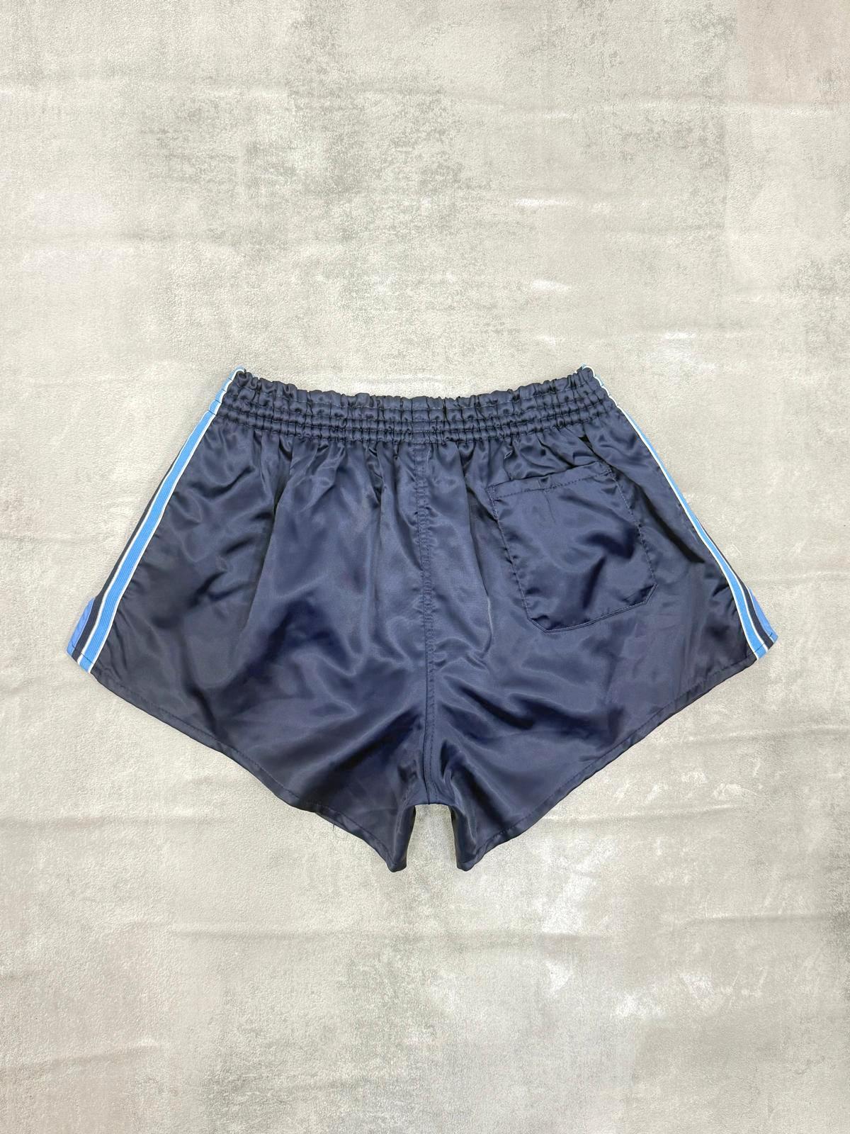 ADIDAS FIRST 80'S VINTAGE SHINY RUNNING SPRINTER NYLON SHORTS D5 MEDIUM