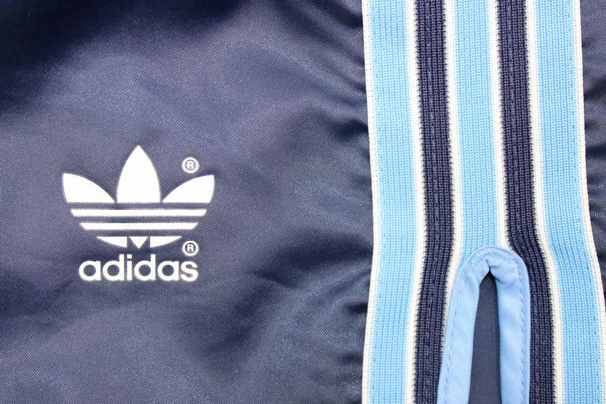 ADIDAS FIRST 80'S VINTAGE SHINY RUNNING SPRINTER NYLON SHORTS D5 MEDIUM