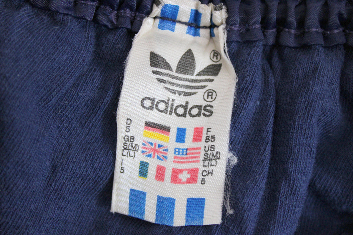 ADIDAS FIRST 80'S VINTAGE SHINY RUNNING SPRINTER NYLON SHORTS D5 MEDIUM