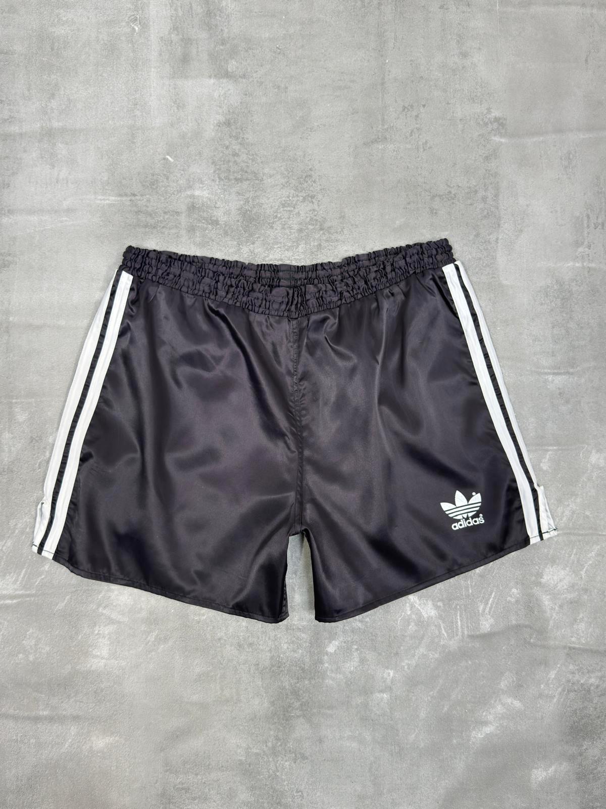 ADIDAS 80'S VINTAGE SHINY RUNNING SPRINTER NYLON SHORTS D6 LARGE