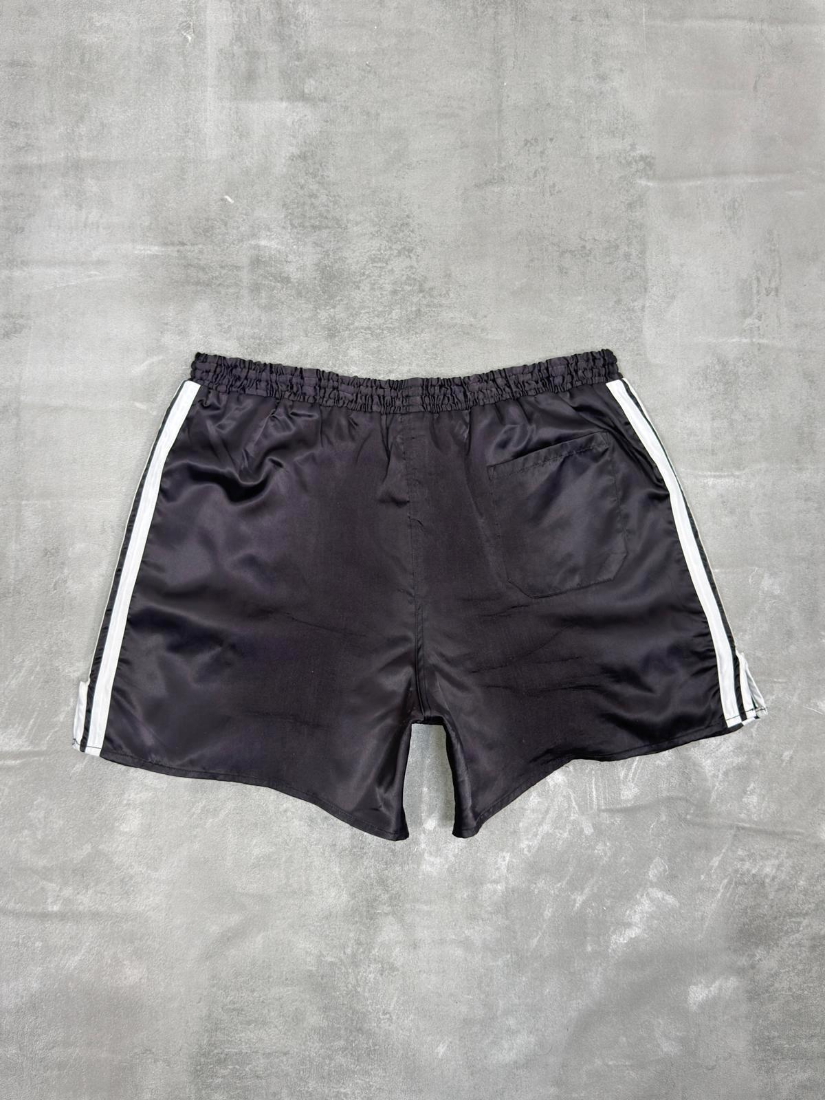 ADIDAS 80'S VINTAGE SHINY RUNNING SPRINTER NYLON SHORTS D6 LARGE