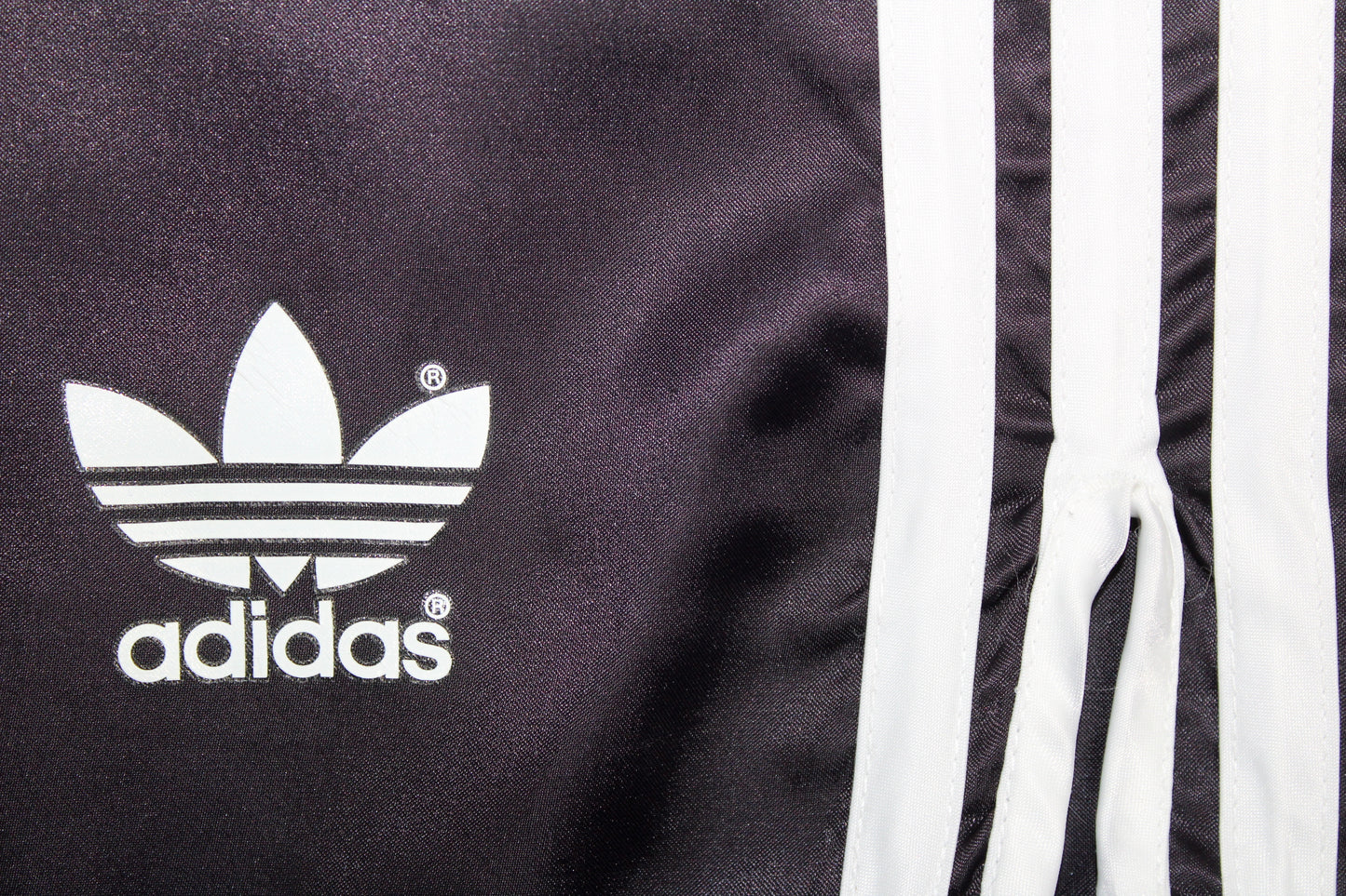ADIDAS 80'S VINTAGE SHINY RUNNING SPRINTER NYLON SHORTS D6 LARGE