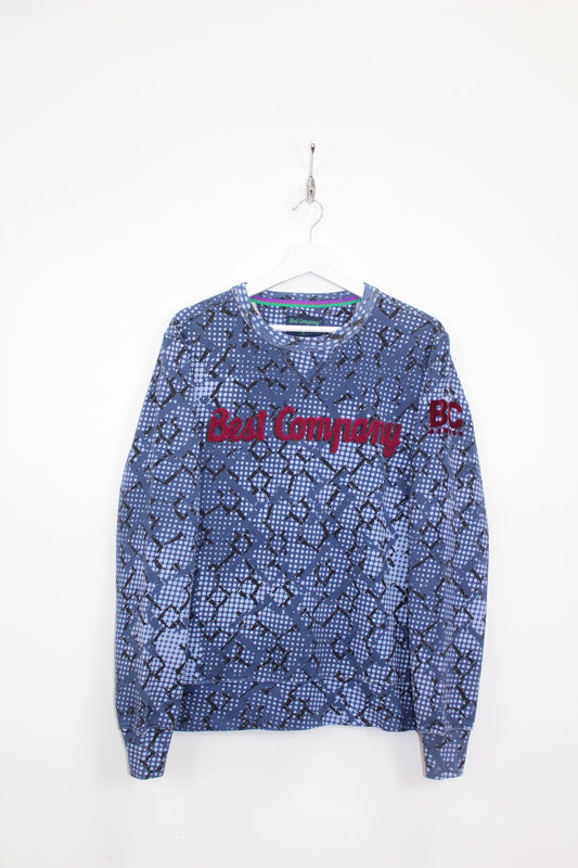 BEST COMPANY SPELL OUT SWEATSHIRT MEDIUM