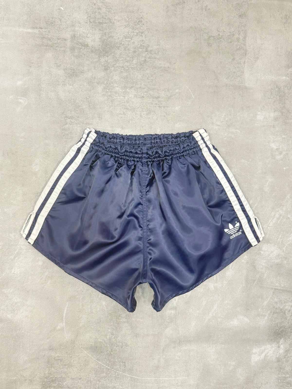 ADIDAS 80'S VINTAGE SHINY RUNNING SPRINTER NYLON SHORTS D6 LARGE