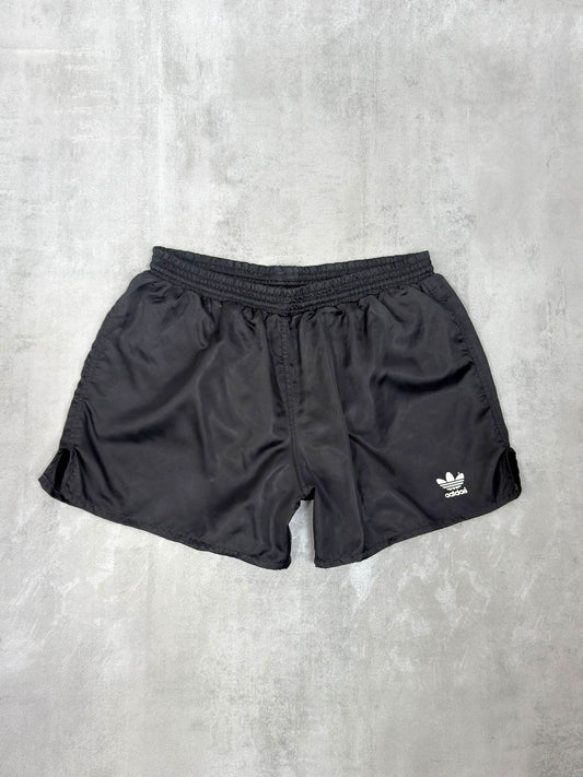 ADIDAS 80'S VINTAGE SHINY RUNNING SPRINTER NYLON SHORTS MEDIUM