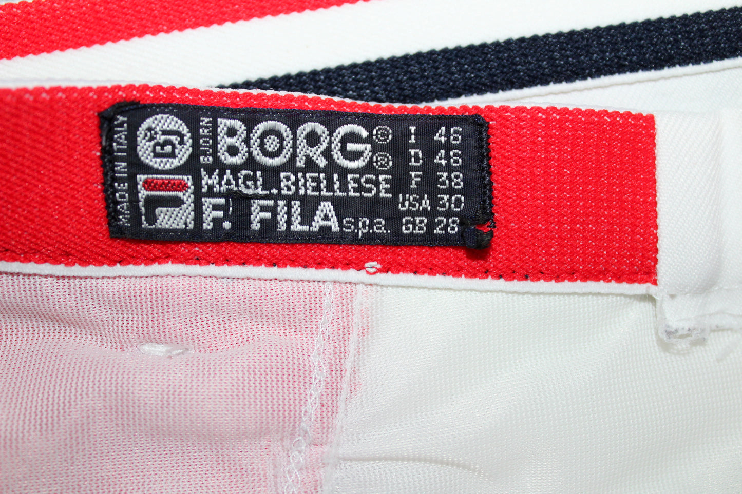 FILA OG VINTAGE BJORN BORG MK 2 US OPEN FINAL 1980 TENNIS SHORTS MEDIUM