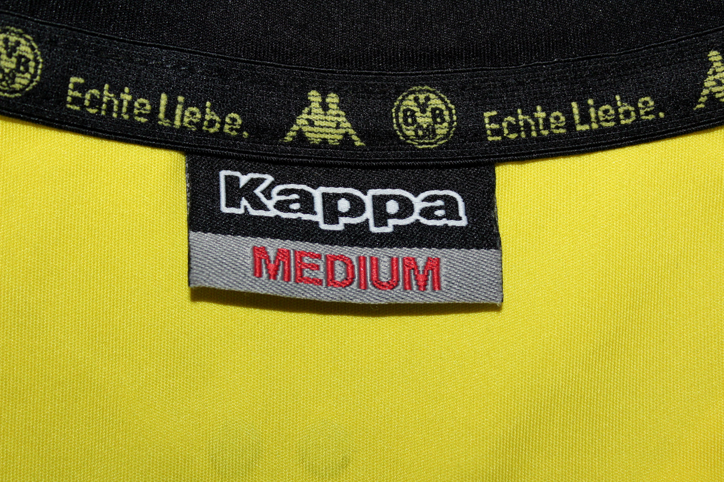 BORUSSIA DORTMUND 2011-12 KAPPA CHAMPIONS LEAGUE HOME FOOTBALL SHIRT GOTZE #11 MEDIUM