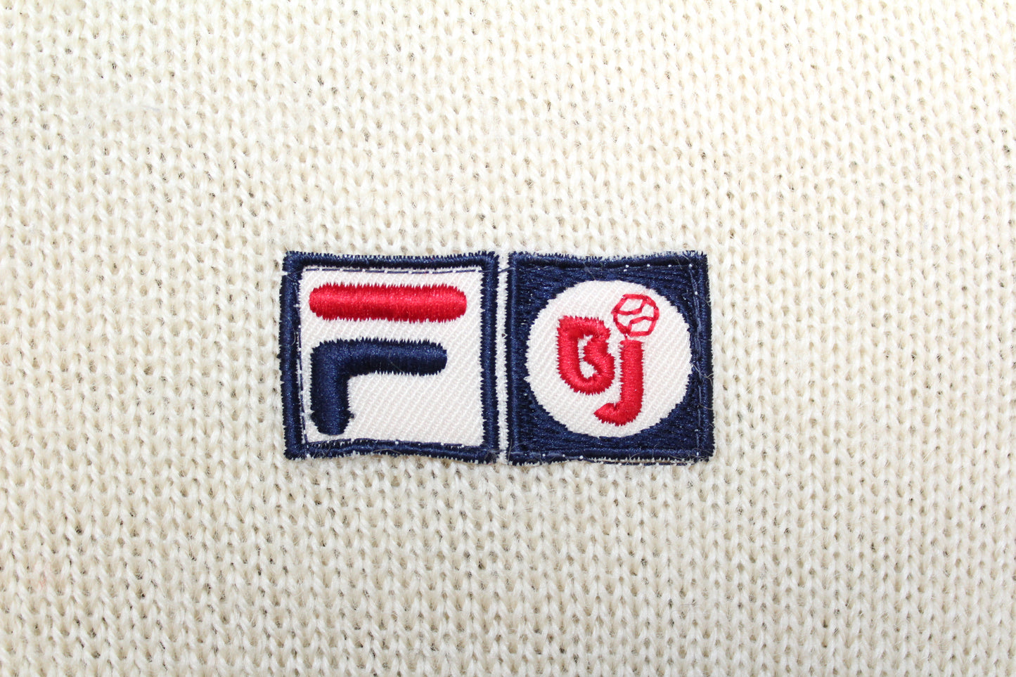 FILA OG 1980 VINTAGE BJORN BORG MK2 SETTANTA TENNIS WOOL JUMPER LARGE