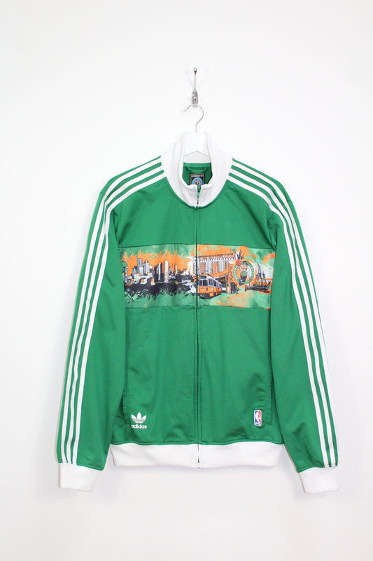 ADIDAS ORIGINALS BOSTON CELTICS TRACKSUIT TOP JACKET LARGE